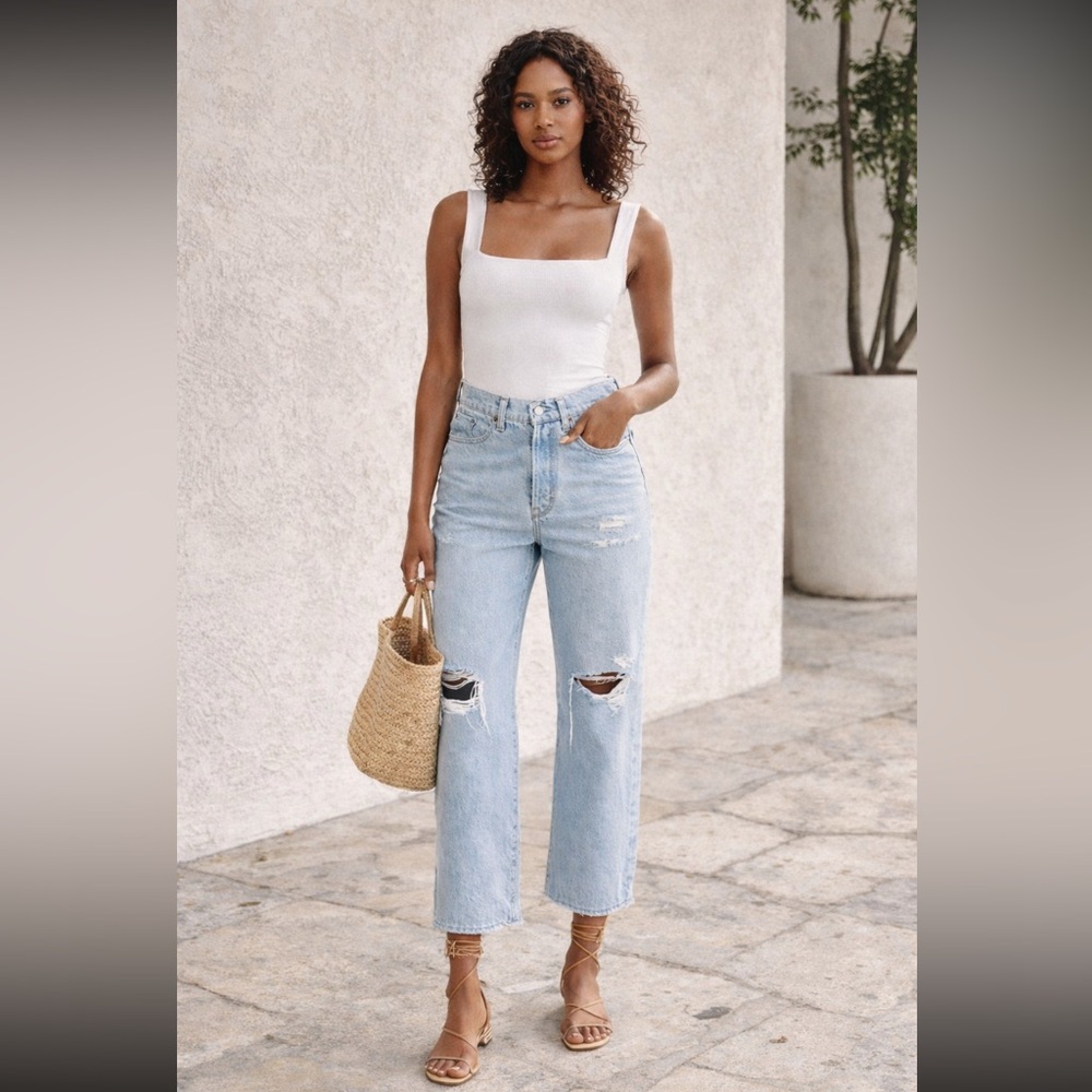 NWT Etica Devon Wide Leg Crop Jean